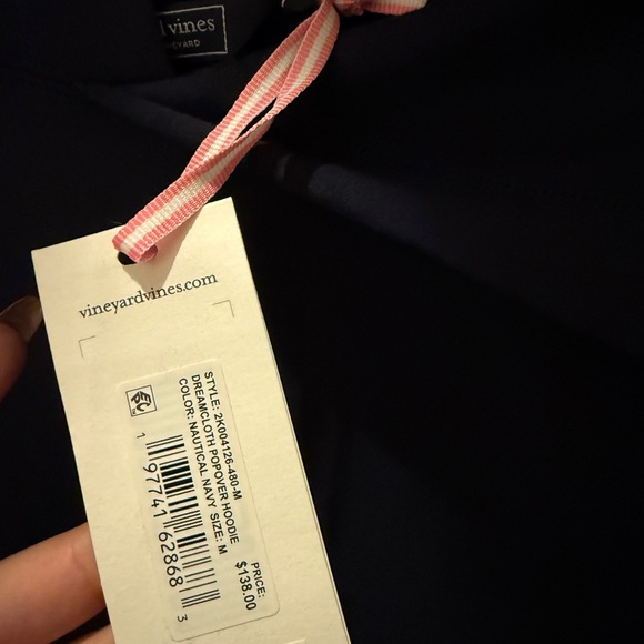 Vineyard Vines Dark Blue Hoodie sweater (size M) - Picture 4 of 4